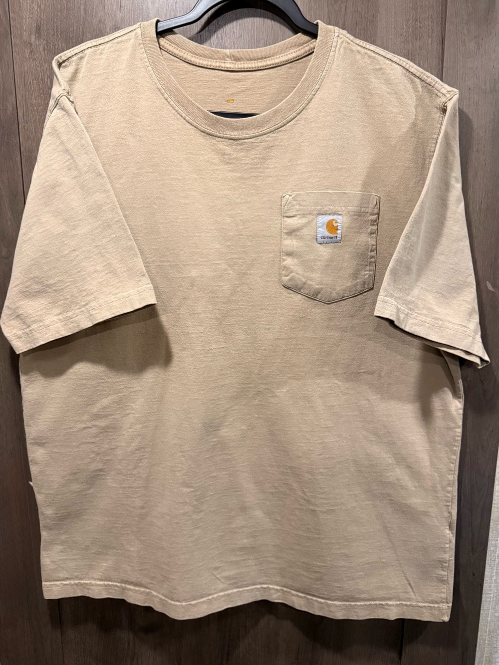 Carhartt Short Sleeve Pocket Tee in Beige/Tan